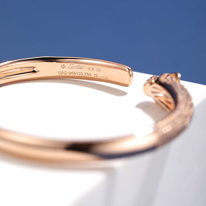 [Luxe Jewelry] PANTHERE FULL DIAMOND OPEN BRACELET