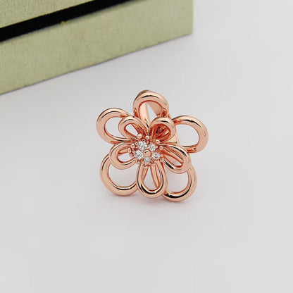 [Luxe Jewelry] FLOWERLACE RING 5 DIAMONDS