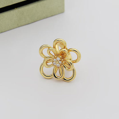 [Luxe Jewelry] FLOWERLACE RING 5 DIAMONDS