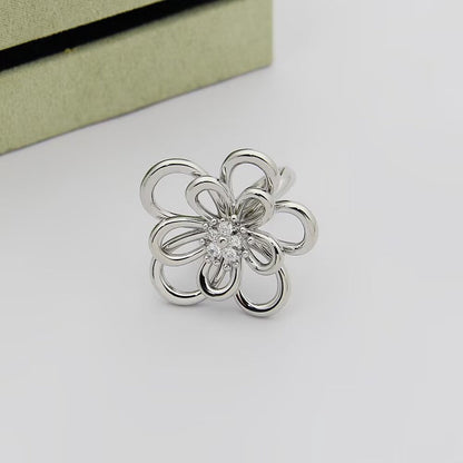 [Luxe Jewelry] FLOWERLACE RING 5 DIAMONDS
