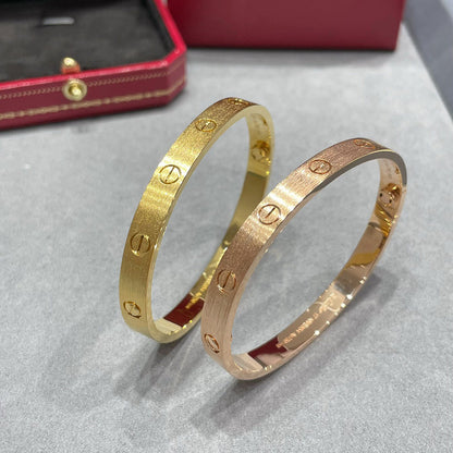 [Luxe Jewelry] LOVE BRACELET 6.1MM BRUSHED