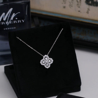 [Luxe]LOOP NECKLACE FULL MOTIF DIAMOND COMBINATION