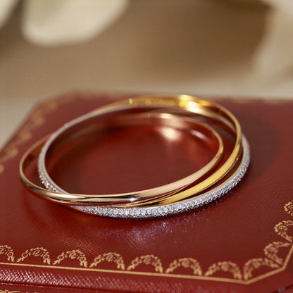 [Luxe Jewelry] TRINITY 2.8MM SMALL BRACELET