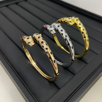 [Luxe Jewelry] PANTHERE DOUBLE HEADED OPEN BRACELET