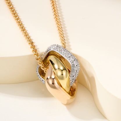 [Luxe Jewelry] TRINITY CUSHION NECKLACE COLLECTION