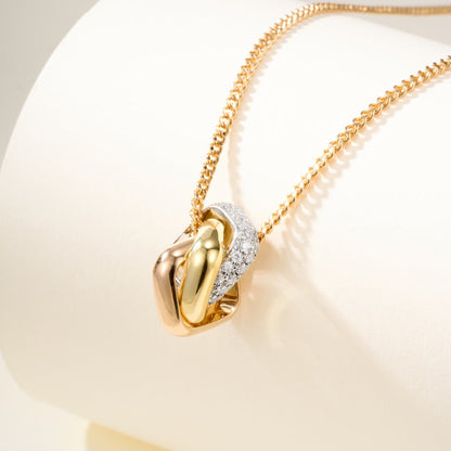 [Luxe Jewelry] TRINITY CUSHION NECKLACE COLLECTION