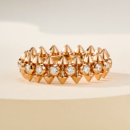 [Luxe Jewelry] CLASH 6.8MM DIAMOND MEDIUM RING