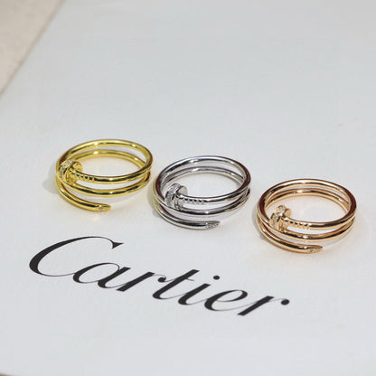 [Luxe Jewelry] JUSTE RING 4.8MM HALF DIAMOND