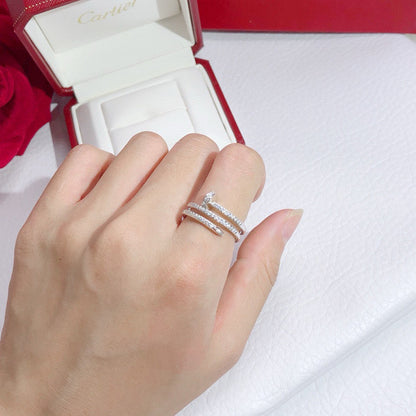 [Luxe Jewelry] JUSTE RING 4.8MM FULL DIAMOND