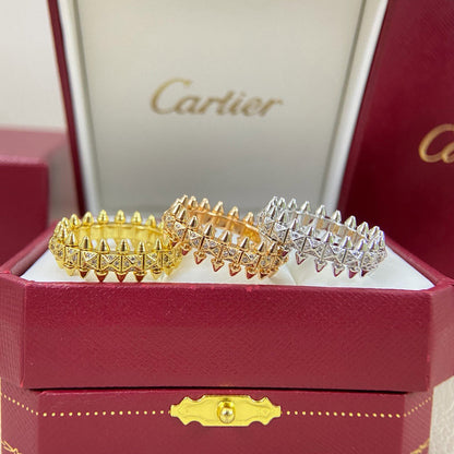 [Luxe Jewelry] CLASH 6.4MM SMALL FULL DIAMOND RING