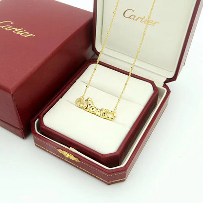 [Luxe Jewelry] PANTHERE FULL DIAMOND NECKLACE