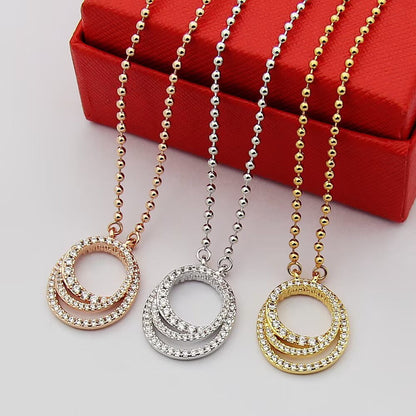 [Luxe Jewelry] ETINCELLE  FULL DIAMOND NECKLACE