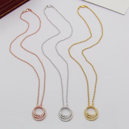 [Luxe Jewelry] ETINCELLE  FULL DIAMOND NECKLACE