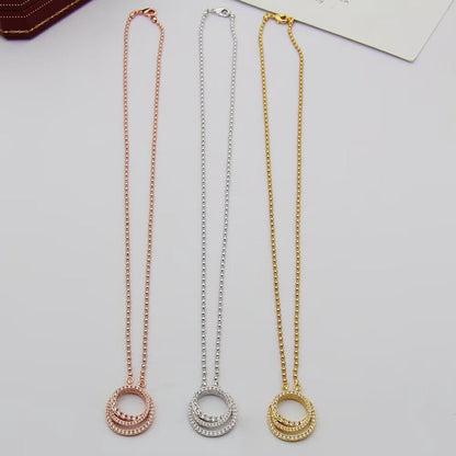 [Luxe Jewelry] ETINCELLE  FULL DIAMOND NECKLACE