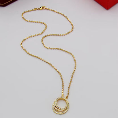 [Luxe Jewelry] ETINCELLE  FULL DIAMOND NECKLACE