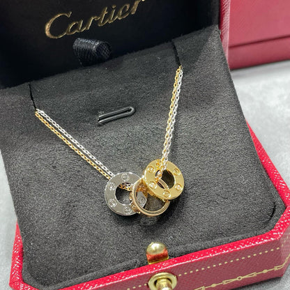 [Luxe Jewelry] LOVE 6 DIAMOND PENDANT NECKLACE