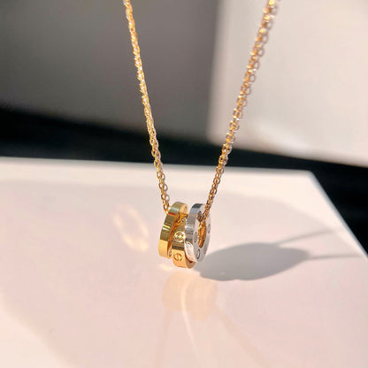 [Luxe Jewelry] LOVE 6 DIAMOND PENDANT NECKLACE