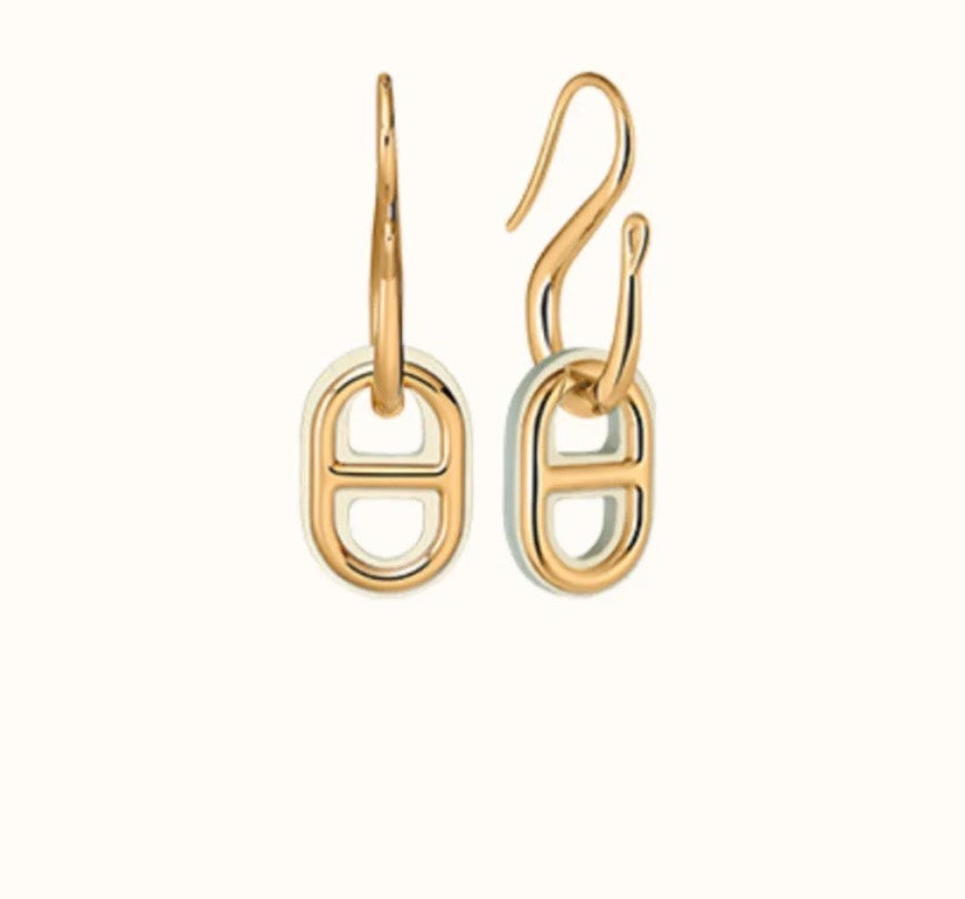 [Luxe]HM O'MAILLON GOLD EARRINGS