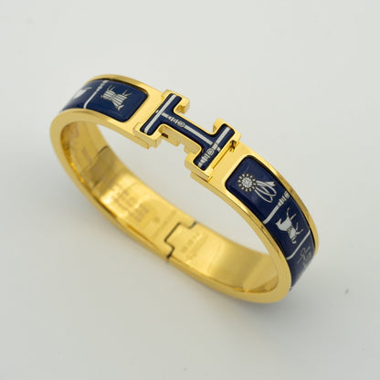 [LUXE]H ARMBAND BLAUE KERAMIK