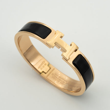 [Luxe Jewelry]H BLACK BRACELET