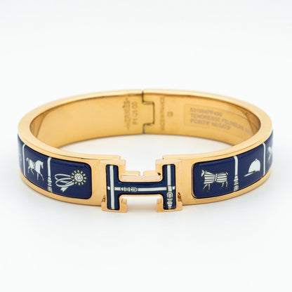 [LUXE]H ARMBAND BLAUE KERAMIK