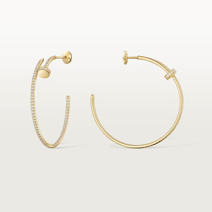 [Luxe Jewelry] JUSTE FULL DIAMOND LARGE EARRINGS