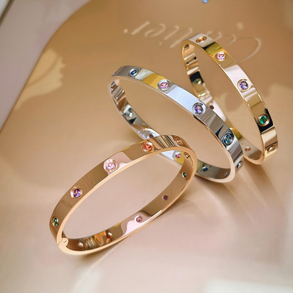 [LUXE]2026 RAINBOW LOVE BRACELET 6.1MM  10 DIAMONDS