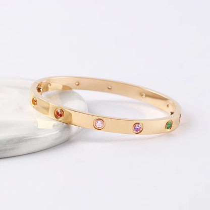 [LUXE]2026 RAINBOW LOVE BRACELET 6.1MM  10 DIAMONDS