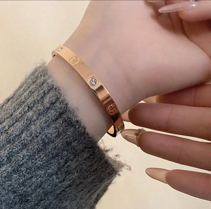 [LUXE]2026 RAINBOW LOVE BRACELET 6.1MM  10 DIAMONDS