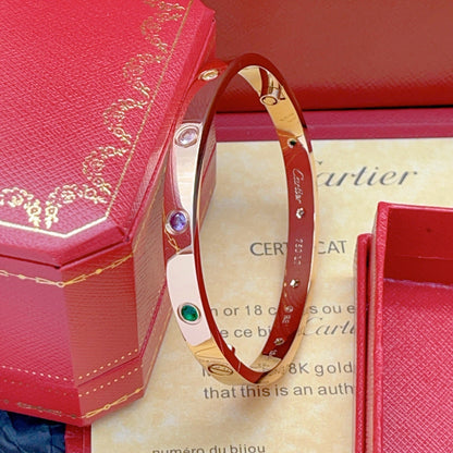 [LUXE]2026 RAINBOW LOVE BRACELET 6.1MM  10 DIAMONDS