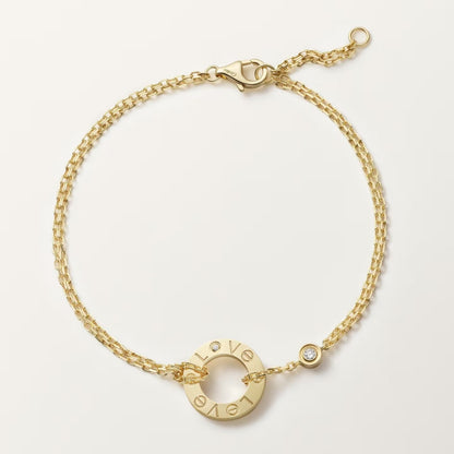 [Luxe Jewelry] LOVE BRACELET 2 DIAMOND