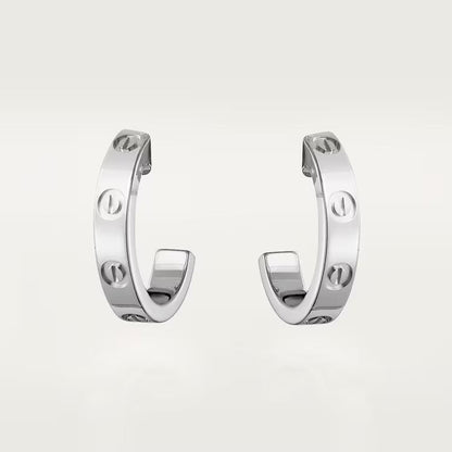 [Luxe Jewelry] LOVE EARRINGS 2.65 MM NO DIAMOND SMALL
