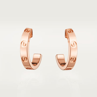 [Luxe Jewelry] LOVE EARRINGS 2.65 MM NO DIAMOND SMALL