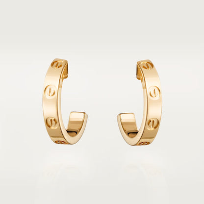[Luxe Jewelry] LOVE EARRINGS 2.65 MM NO DIAMOND SMALL