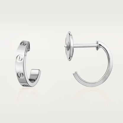 [Luxe Jewelry] LOVE EARRINGS 2.65 MM NO DIAMOND SMALL