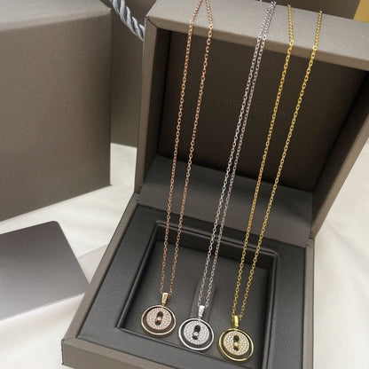 [Luxe Jewelry]LUCKY MOVER PM PAVED NECKLACE