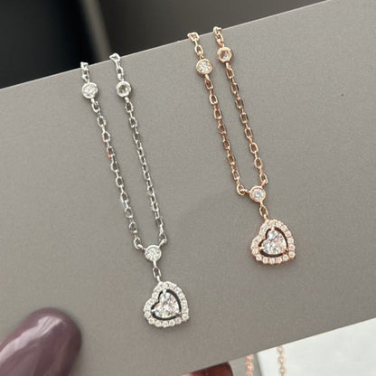 [Luxe Jewelry]JOY HEART DIAMOND NECKLACE