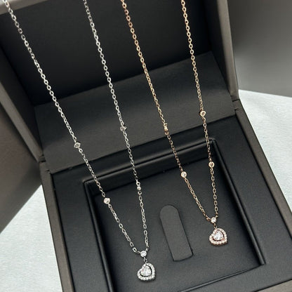 [Luxe Jewelry]JOY HEART DIAMOND NECKLACE