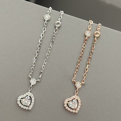 [Luxe Jewelry]JOY HEART DIAMOND NECKLACE