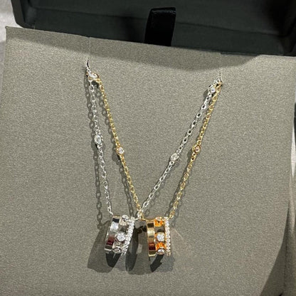 [Luxe Jewelry]CHAIN MOVE ROMANE PEDAND NECKLACE