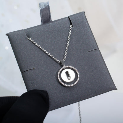 [Luxe Jewelry]LUCKY MOVE PM NECKLACE SILVER DIAMOND