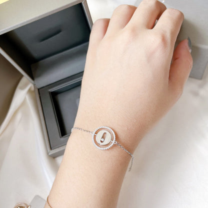 [Luxe Jewelry]LUCKY MOVE PAVED DIAMOND BRACELET