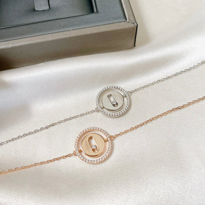 [Luxe Jewelry]LUCKY MOVE PAVED DIAMOND BRACELET