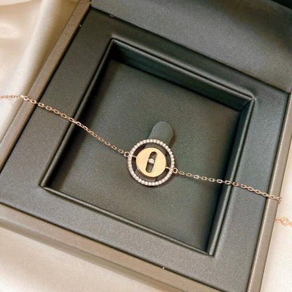 [Luxe Jewelry]LUCKY MOVE PAVED DIAMOND BRACELET