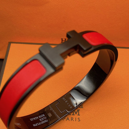 [LUXE]CLIC HM SO ブラックレッドブレスレット