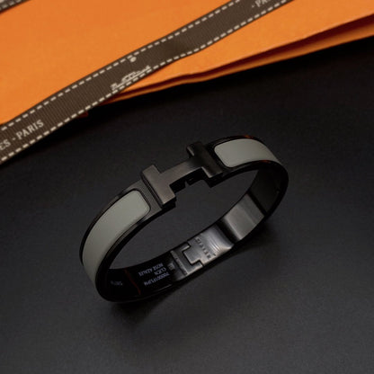 [LUXE]CLIC HM SO SCHWARZ-GRAUES ARMBAND