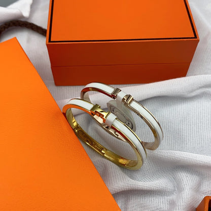 [LUXE]CLASSIC HM CLIC WEISSES 8MM EMAILLETT