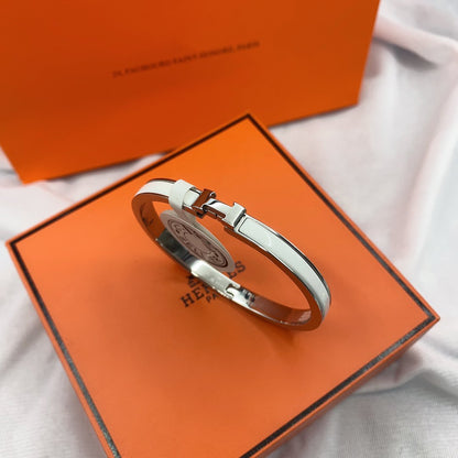 [LUXE]CLASSIC HM CLIC WEISSES 8MM EMAILLETT