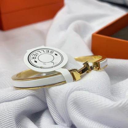 [LUXE]CLASSIC HM CLIC WEISSES 8MM EMAILLETT