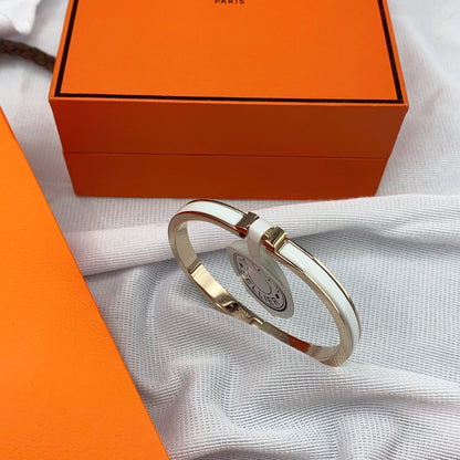 [LUXE]CLASSIC HM CLIC WEISSES 8MM EMAILLETT